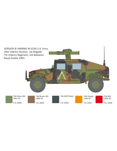HMMWV M1036 TOW Carrier