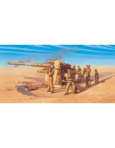 8.8 CM FLAK 37 AA GUN W/SERVANTS