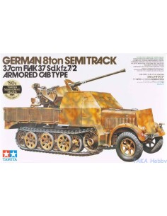 Sd.Kfz.7/2 - Semioruga alemán de 8 toneladas con Flak 37...