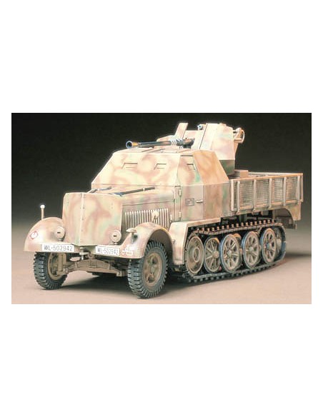 Sd.Kfz.7/2 - Semioruga alemán de 8 toneladas con Flak 37 de 3,7 cm