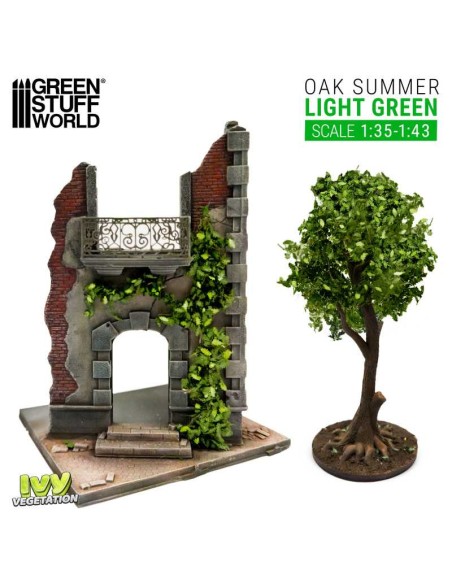 HIEDRA MODELISMO - ROBLE VERDE CLARO - GRANDE