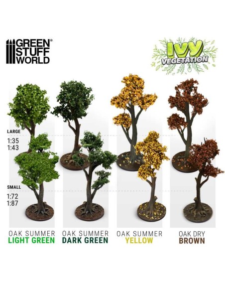 HIEDRA MODELISMO - ROBLE VERDE CLARO - GRANDE