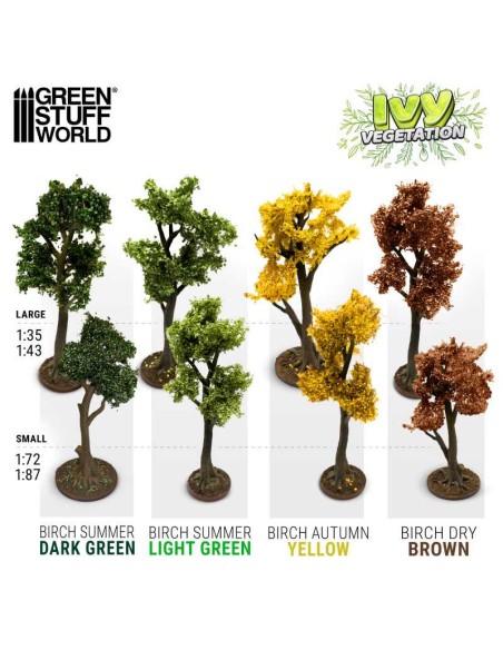 HIEDRA MODELISMO - ABEDUL MARRÓN - PEQUEÑO