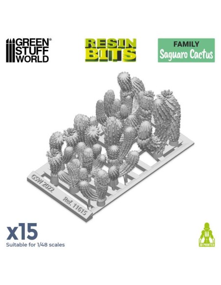 SET IMPRESO EN 3D - CACTUS SAGUARO