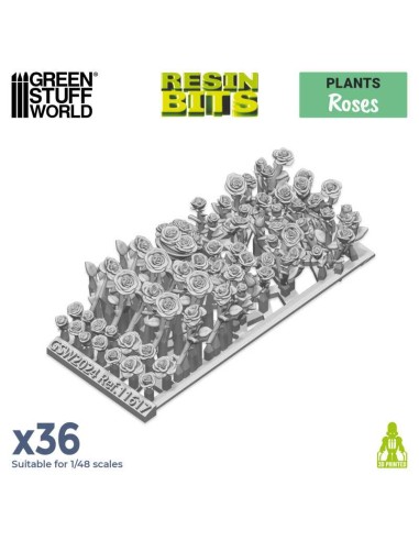 SET IMPRESO EN 3D - ROSAS