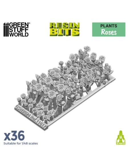 SET IMPRESO EN 3D - ROSAS