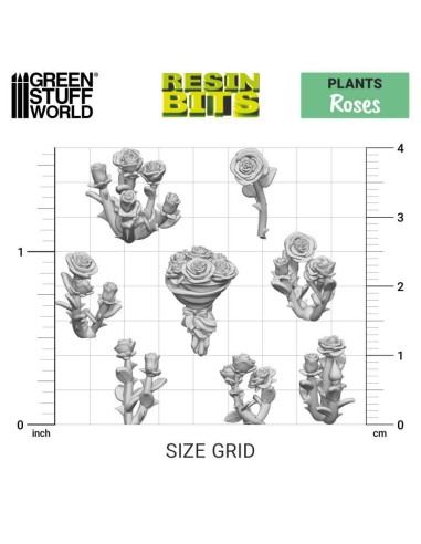 SET IMPRESO EN 3D - ROSAS