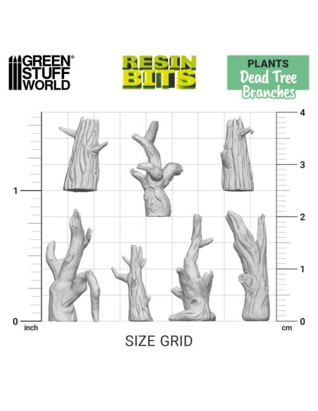 SET IMPRESO EN 3D - RAMAS QUEBRADAS