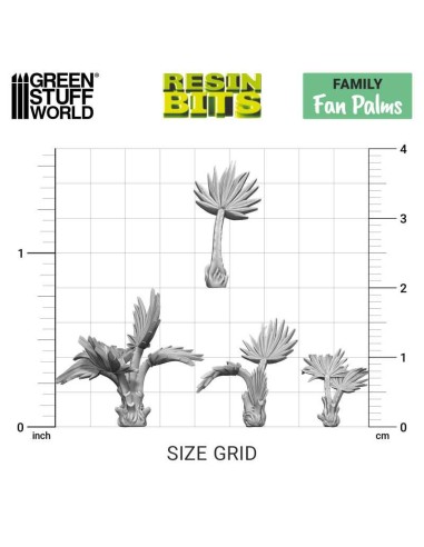 SET IMPRESO EN 3D - PALMERAS