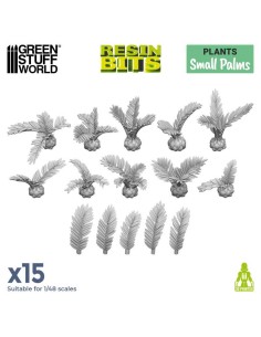 SET IMPRESO EN 3D - PALMERAS PEQUEÑAS