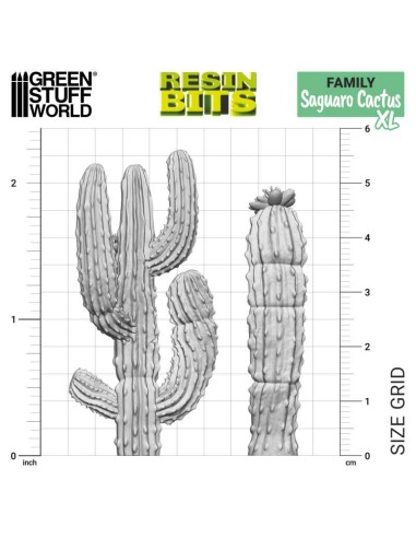 SET IMPRESO EN 3D - CACTUS SAGUARO XL