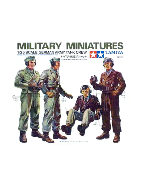 Tamiya German Army Tank Crew LEER DESCRIPCION
