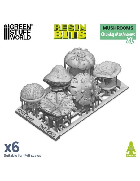 SET IMPRESO EN 3D - SETAS GRUESAS XL