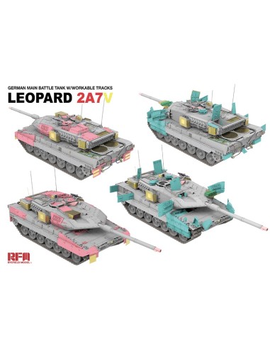 German Main Battle Tank Leopard 2A7V with...