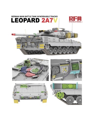 German Main Battle Tank Leopard 2A7V with...