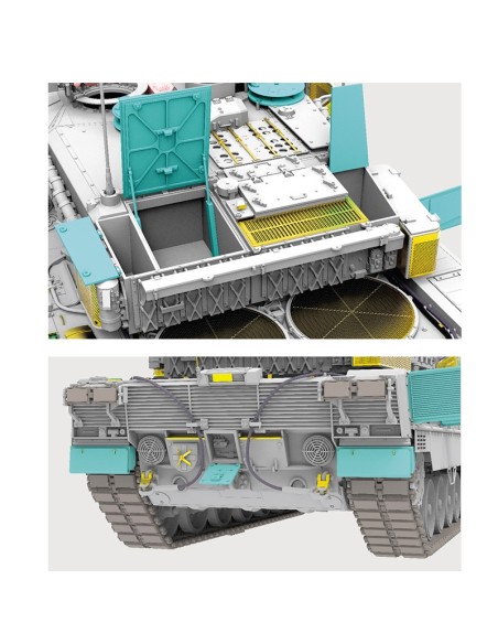 German Main Battle Tank Leopard 2A7V with Workable Tracks
