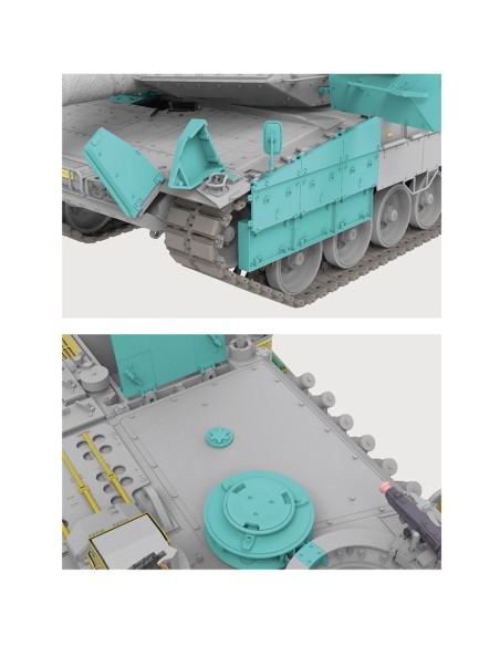 German Main Battle Tank Leopard 2A7V with Workable Tracks