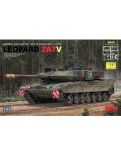 German Main Battle Tank Leopard 2A7V with Workable Tracks