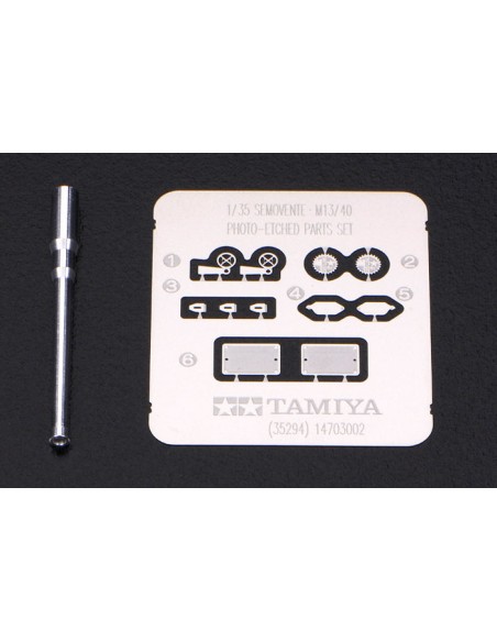 ITALIAN MEDIUN TANK CARRO ARMATO M13/40 INCLUIDP FOTOGRABADOS Y CAÑON METAL