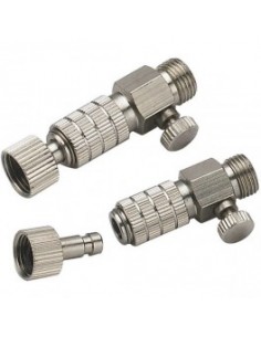 ENCHUFE RÁPIDO AEROGRAFÍA CON VÁLVULA 1/8