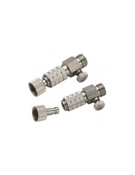 ENCHUFE RÁPIDO AEROGRAFÍA CON VÁLVULA 1/8