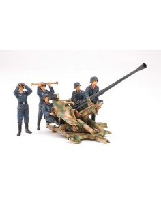 German 3.7cm Flak 37 Anti-Aircraft Gun w/Crew LEER... 2