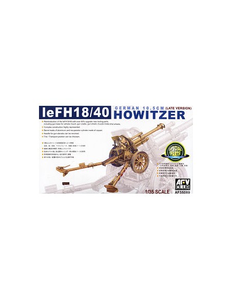 LeFH18/40 10.5cm German Howitzer