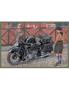BMW R12 with sidecar Civilian - 3 in 1
