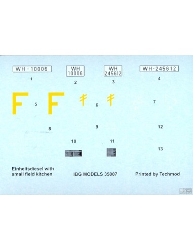 Einheitsdiesel with Field Kitchen Hf.14