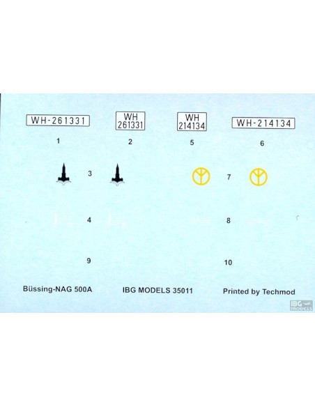 German truck Bussing-Nag 500A