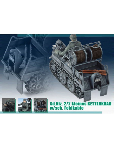 Sd.Kfz. 2/2 kl.KETTENKRAD Feldkable