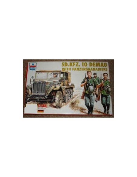 German IIWW Sd.Kfz.10 Demag with Panzer Grenadiers LEER DESCRIPCION