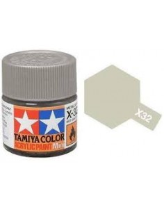 TAMIYA X32 PLATA TITANIO