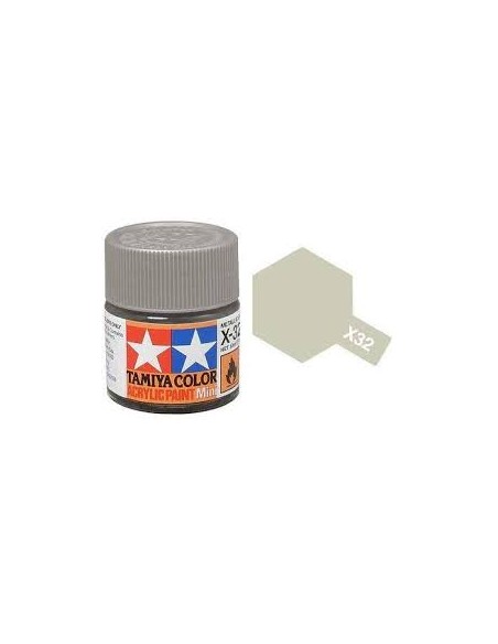 TAMIYA X32 PLATA TITANIO