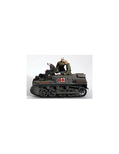 Pz I Ausf.A German WWII ambulance vehicle + figures