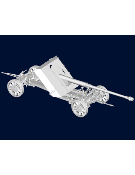 German IIWW Anti-tank gun 88mm PAK43/41