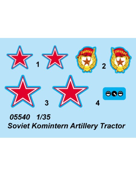 Soviet Heavy Tractor Komintern artillery