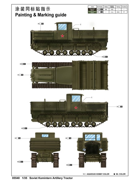 Soviet Heavy Tractor Komintern artillery