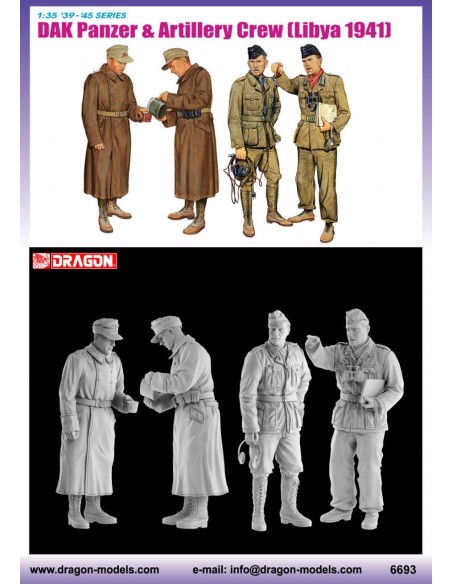 DAK Panzer & Artillery Crew (Libya 1941)