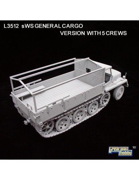 Schwere Wehrmachtschlepper sWS General cargo version w/5 crew