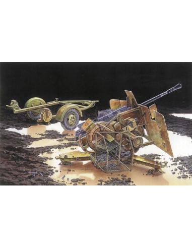 FLAK 43 GERMAN ANTI AIRCRAFT GUN