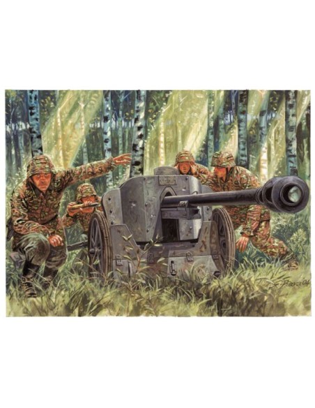 5.0cm PAK 38 with Servants