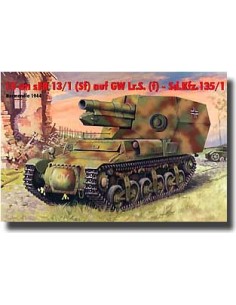 15cm sFH 13/1(Sf) auf GW Lr.S.(f)- Sd.Kfz. LEER DESCRIPCION