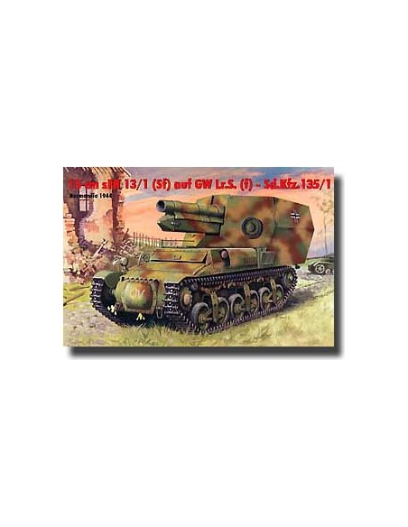 15cm sFH 13/1(Sf) auf GW Lr.S.(f)- Sd.Kfz. LEER DESCRIPCION