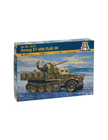 Sd. Kfz.10/5 Demag D7 with FLAK 38