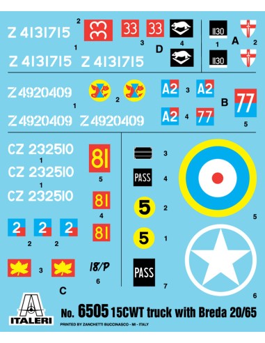 15 CWT truck with Breda 20/65