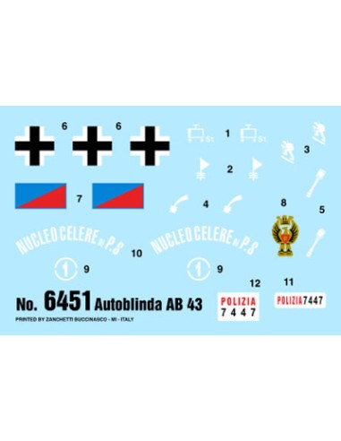 Autoblinda AB 43 calcas sucias