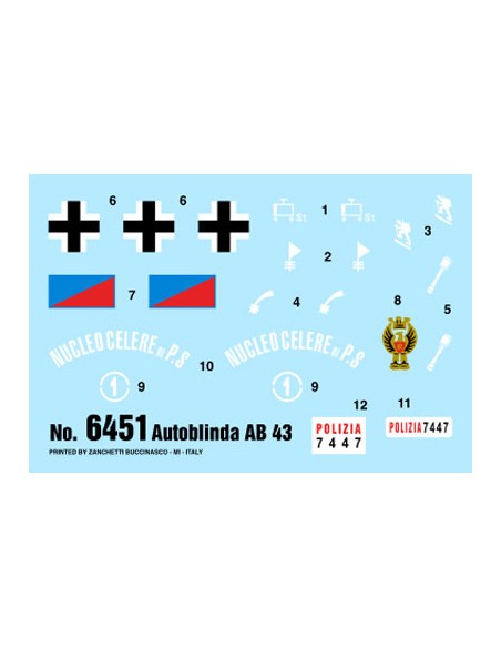 Autoblinda AB 43 calcas sucias