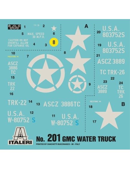 2 Ton, 6x6 Water Tank Truck