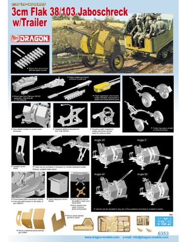 3CM FLAK 38/103 JABOSCHRECK W/TRAILER